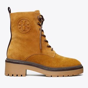 TORY BURCH MILLER SUEDE LUG-SOLE BOOT